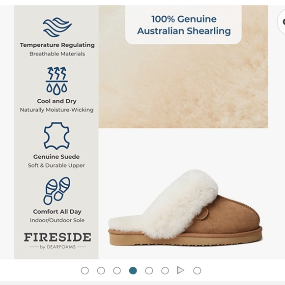 Brand New Size 11 Chestnut Sherling Slippers UGGs look for less - Picture 2 of 4